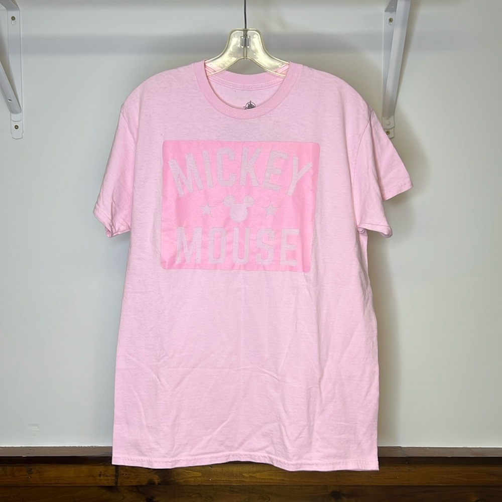 WDW Pink Mickey Mouse Graphic T-Shirt- M